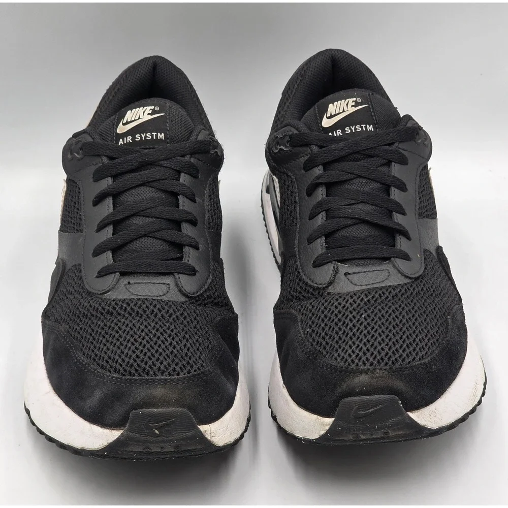 Nike Air Max SYSTM Mens 11.5 Black Grey White Sneakers DM9537-001